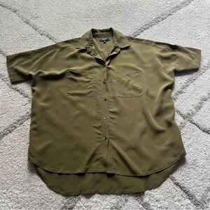 Madewell Olive Button Down Shirt